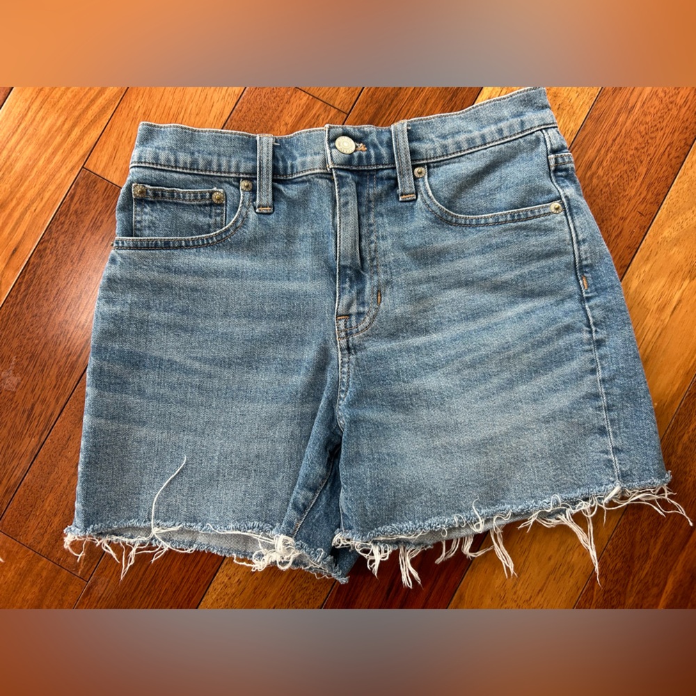 J. Crew High Rise Denim Shorts